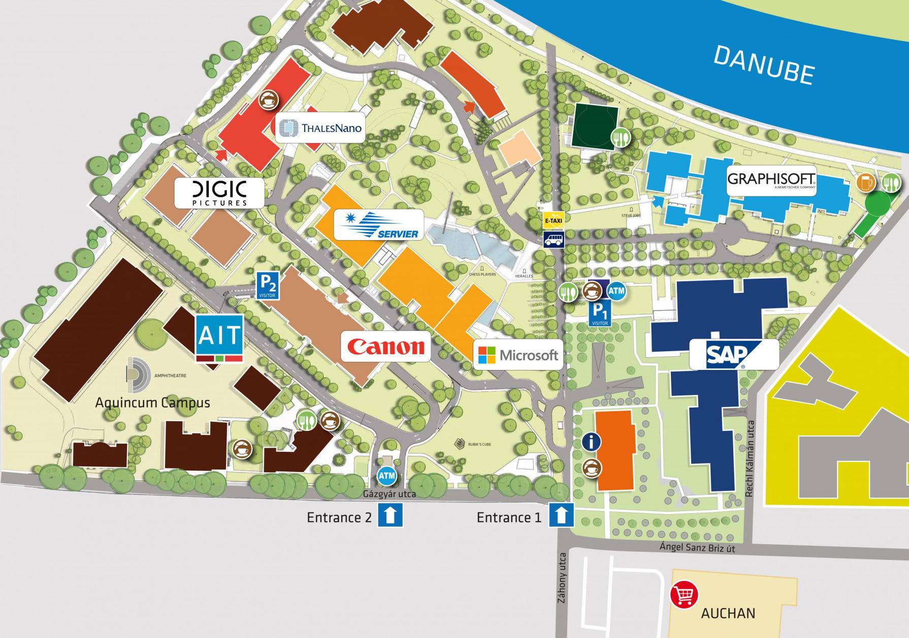AIT Campus Map